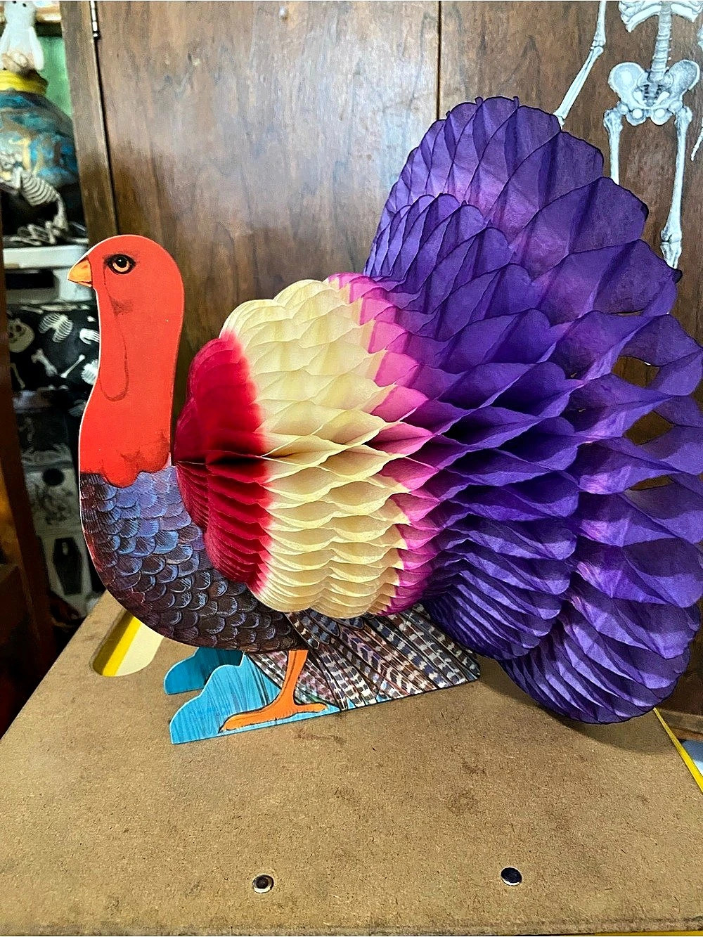 Turkey Holiday Decor Purple & Red